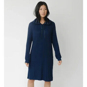 Soft and comfy hooded lounge dress